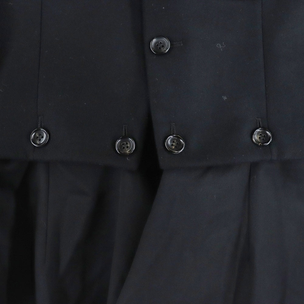 COMME des GARCONS HOMME PLUS(コムデギャルソンオムプリュス) 25AW 燕尾ウールテーラードジャケット ブラック PP-J043