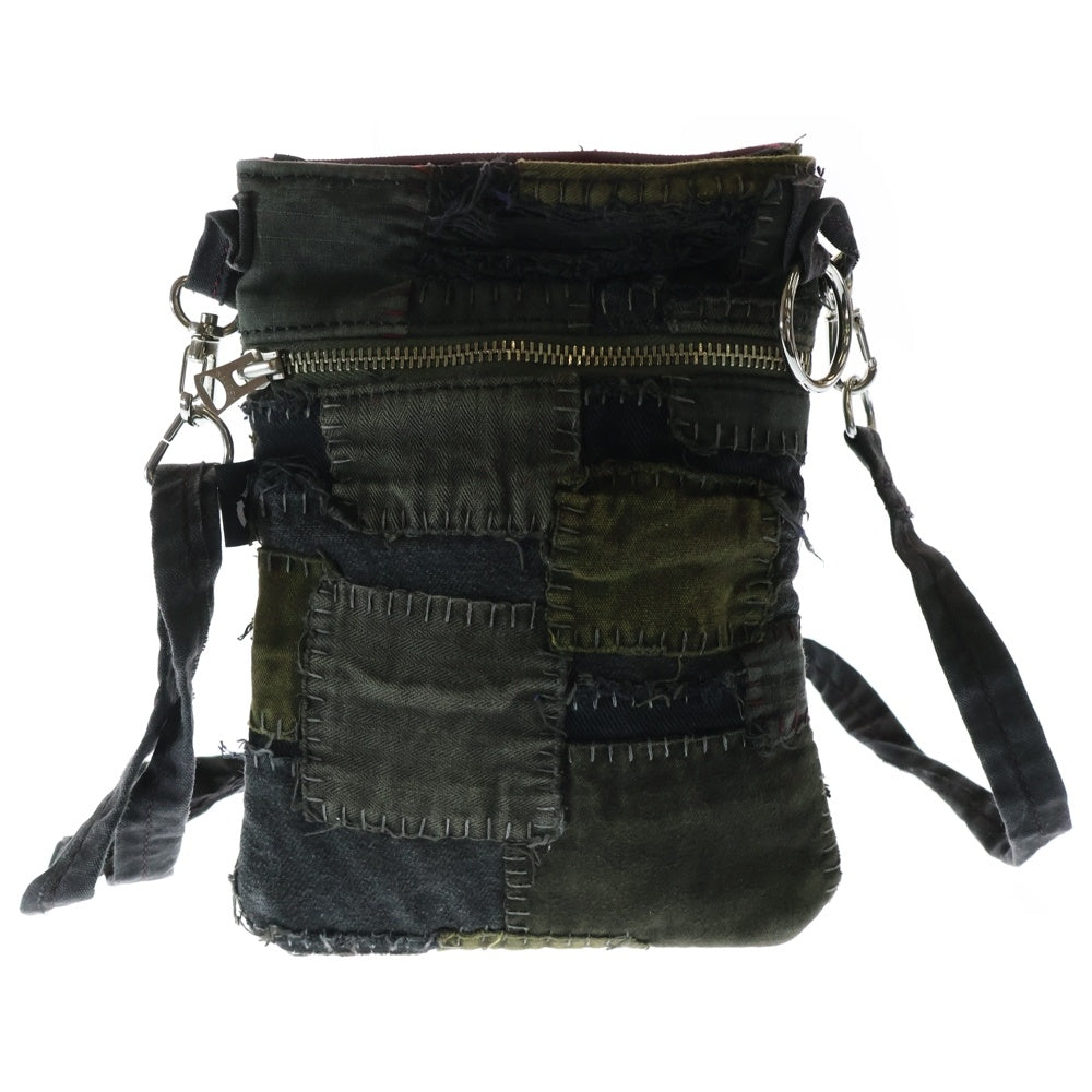 BLACK MEANS(ブラックミーンズ) 再構築 zip ショルダーバッグ カーキ