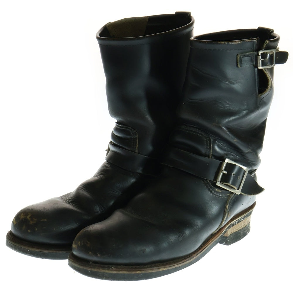 RED WING(レッド ウイング) レザーハイカットエンジニアブーツ ブラック