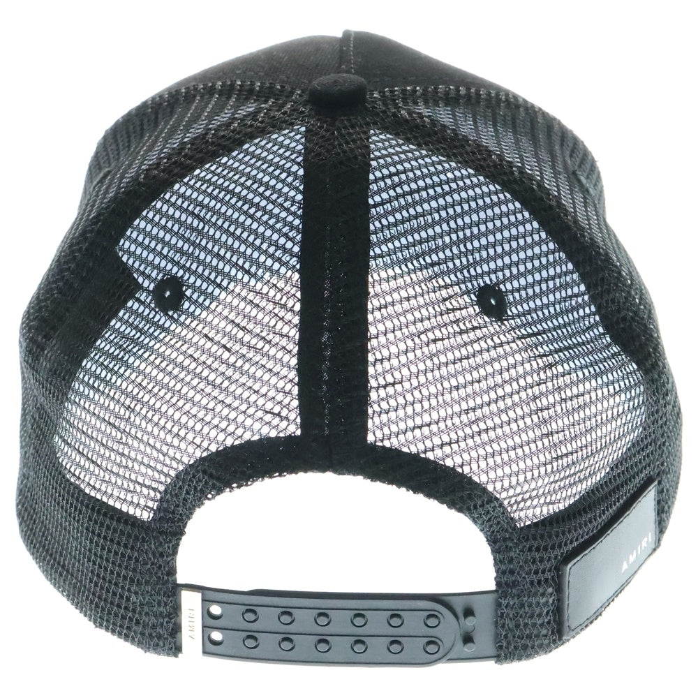AMIRI(アミリ) MA LOGO TRUCKER HAT ロゴ刺繍 メッシュキャップ ブラック