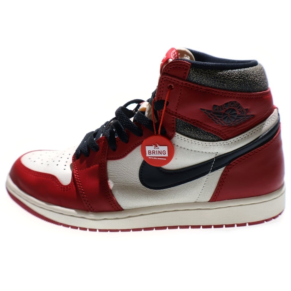 NIKE(ナイキ) AIR JORDAN 1 HIGH OG CHICAGO LOST & FOUND DZ5485-612 エアジョーダン1 シカゴ ロストアンドファウンド ハイカットスニーカー ホワイト/レッド US10.5/28.5cm