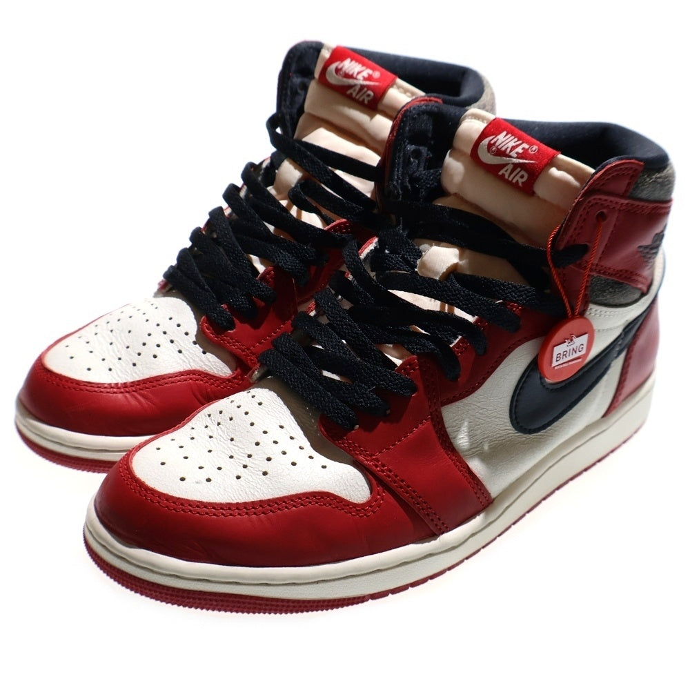 NIKE(ナイキ) AIR JORDAN 1 HIGH OG CHICAGO LOST & FOUND DZ5485-612 エアジョーダン1 シカゴ ロストアンドファウンド ハイカットスニーカー ホワイト/レッド US10.5/28.5cm
