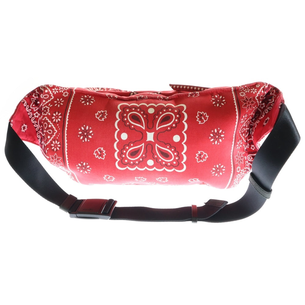 READY MADE(レディメイド) RED BANDANA BELT BAG バンダナ ベルト ウエストバッグ レッド