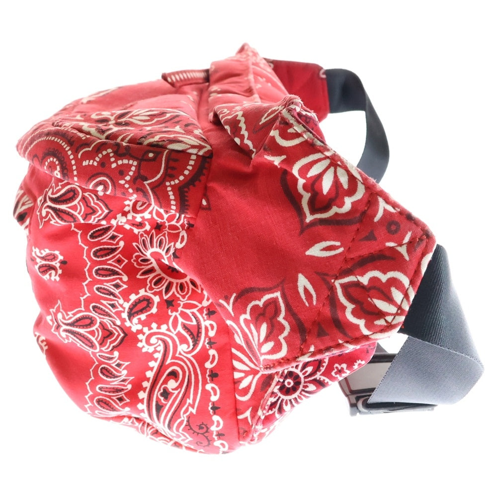 READY MADE(レディメイド) RED BANDANA BELT BAG バンダナ ベルト ウエストバッグ レッド