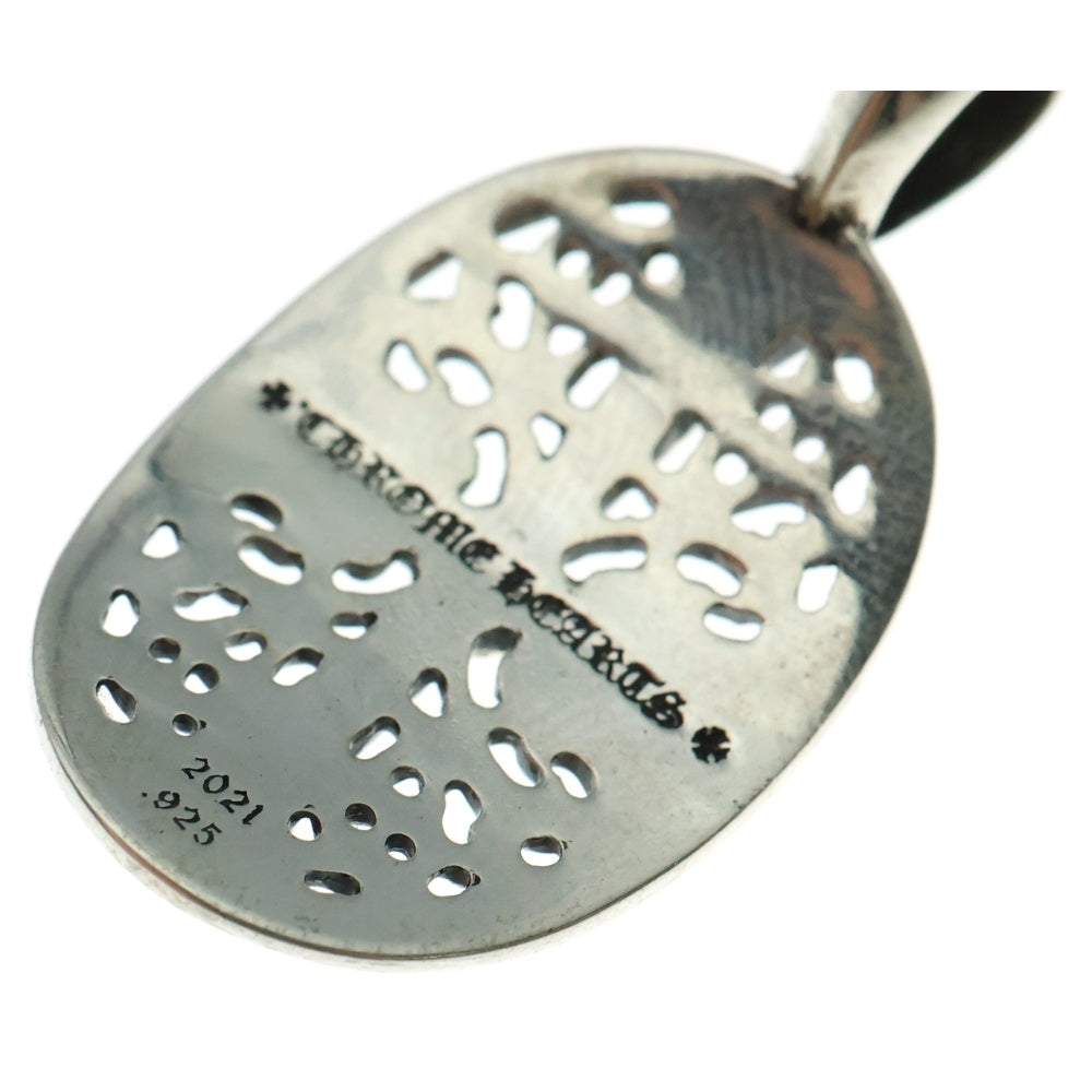 CHROME HEARTS(クロムハーツ) CLSC OVAL P DMND クラシックオーバル PAVEダイヤ シルバー ペンダントトップ