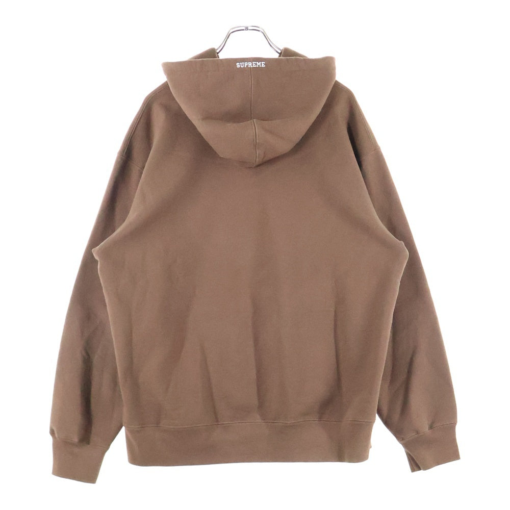 SUPREME(シュプリーム) 22AW Logo Hooded Sweatshirt ロゴ刺繍 プルオーバーパーカー ブラウン