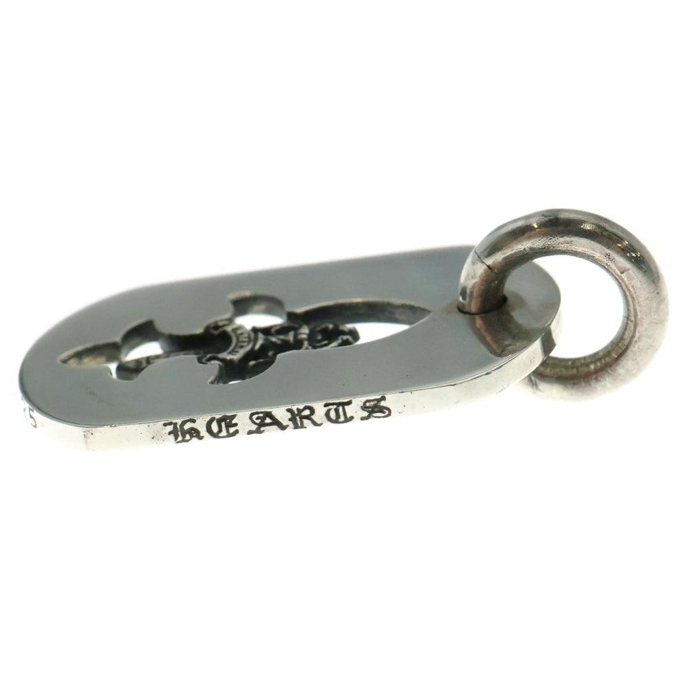 CHROME HEARTS(クロムハーツ) D TAG SML FLE DAG フレアダガードッグタグ スモールドッグタグ ネックレストップ シルバー