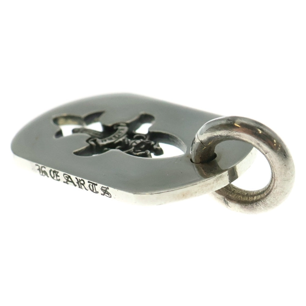 CHROME HEARTS(クロムハーツ) D TAG SML FLE DAG フレアダガードッグタグ スモールドッグタグ ネックレストップ シルバー