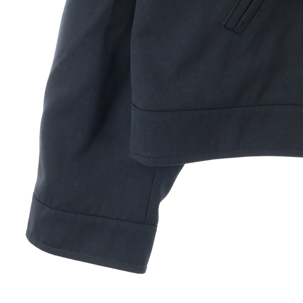 CELINE(セリーヌ) 25SS トリオンフウールツイル ジップアップブルゾン ブラック RV0IE973C