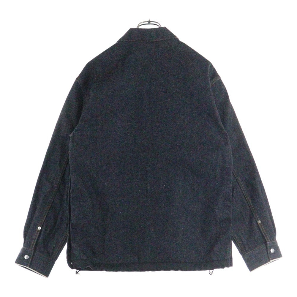 DIOR(ディオール) 21AW ×Sacai サカイ ナイロン切り替え デニムジャケット インディゴ 213D487AY507