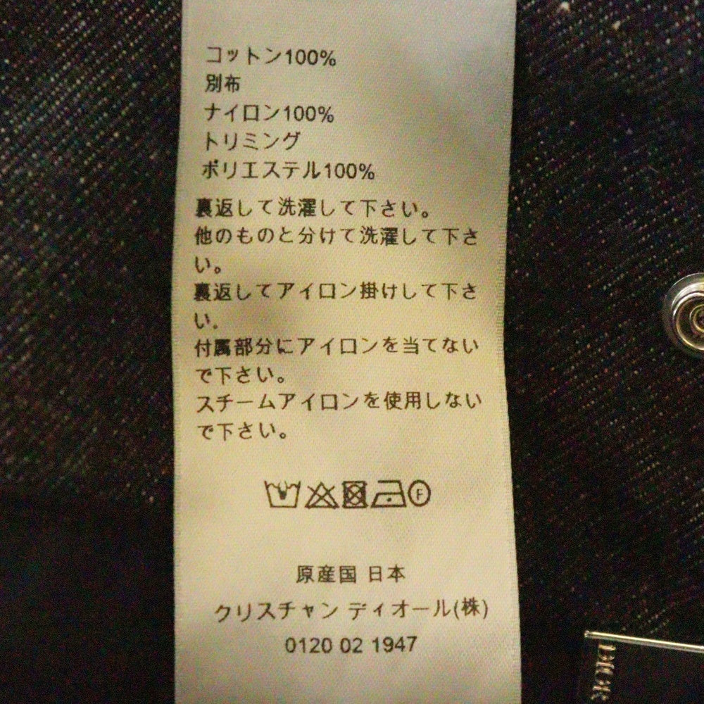 DIOR(ディオール) 21AW ×Sacai サカイ ナイロン切り替え デニムジャケット インディゴ 213D487AY507