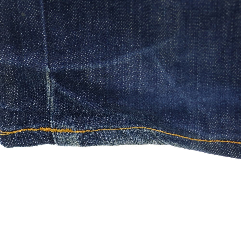 nudie jeans(ヌーディージーンズ) スリムフィット ストレートデニムパンツ インディゴ