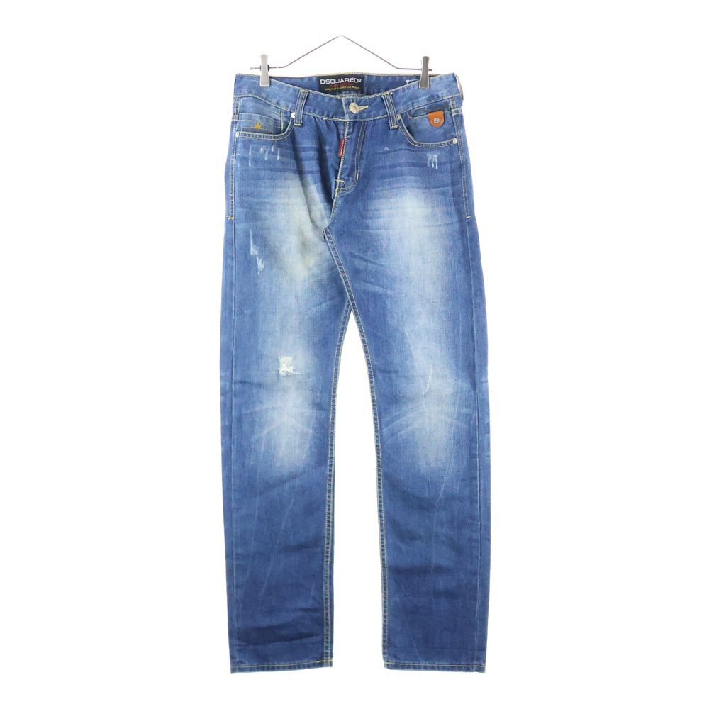 DSQUARED2(ディースクエアード) ダメージ加工 デニムパンツ インディゴ