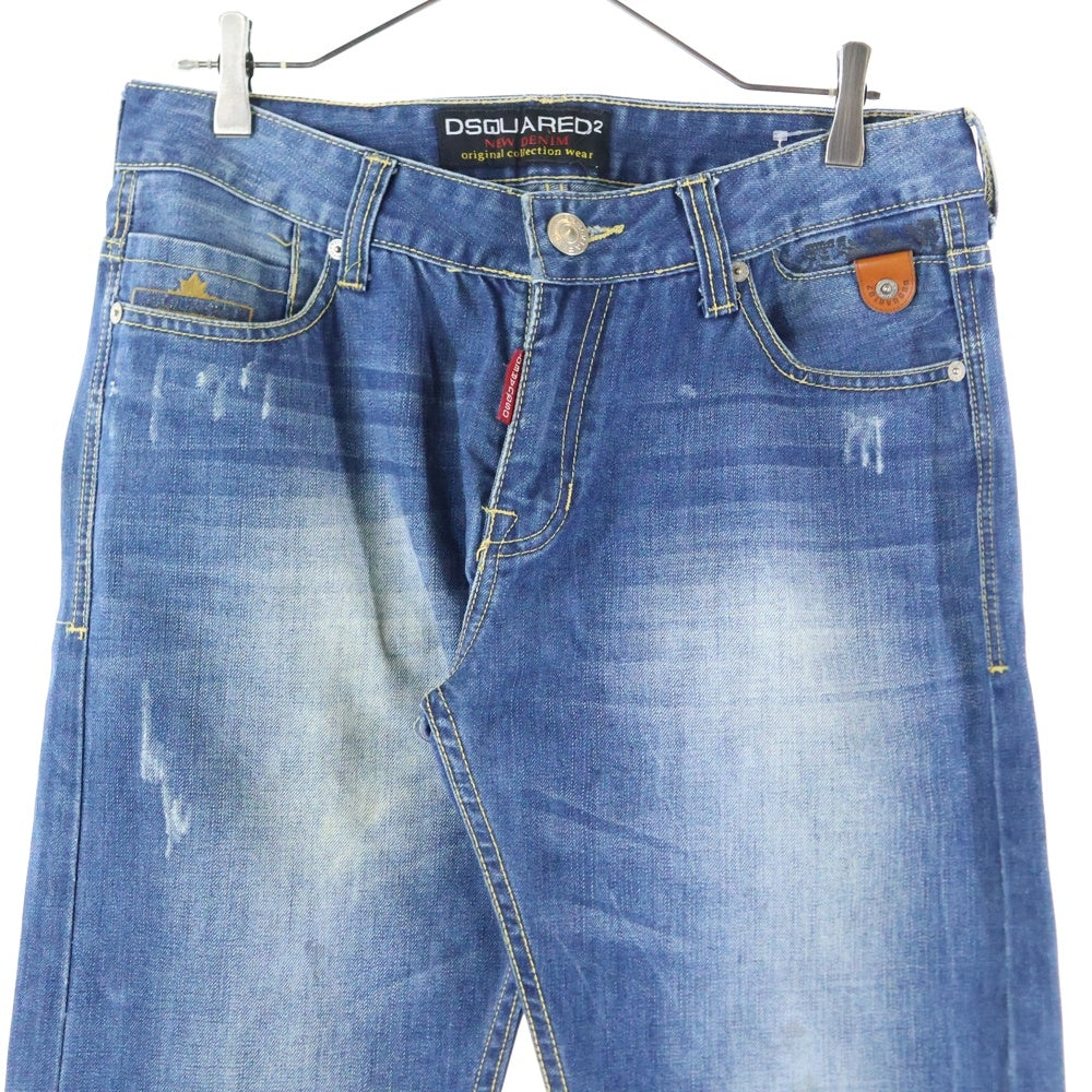 DSQUARED2(ディースクエアード) ダメージ加工 デニムパンツ インディゴ