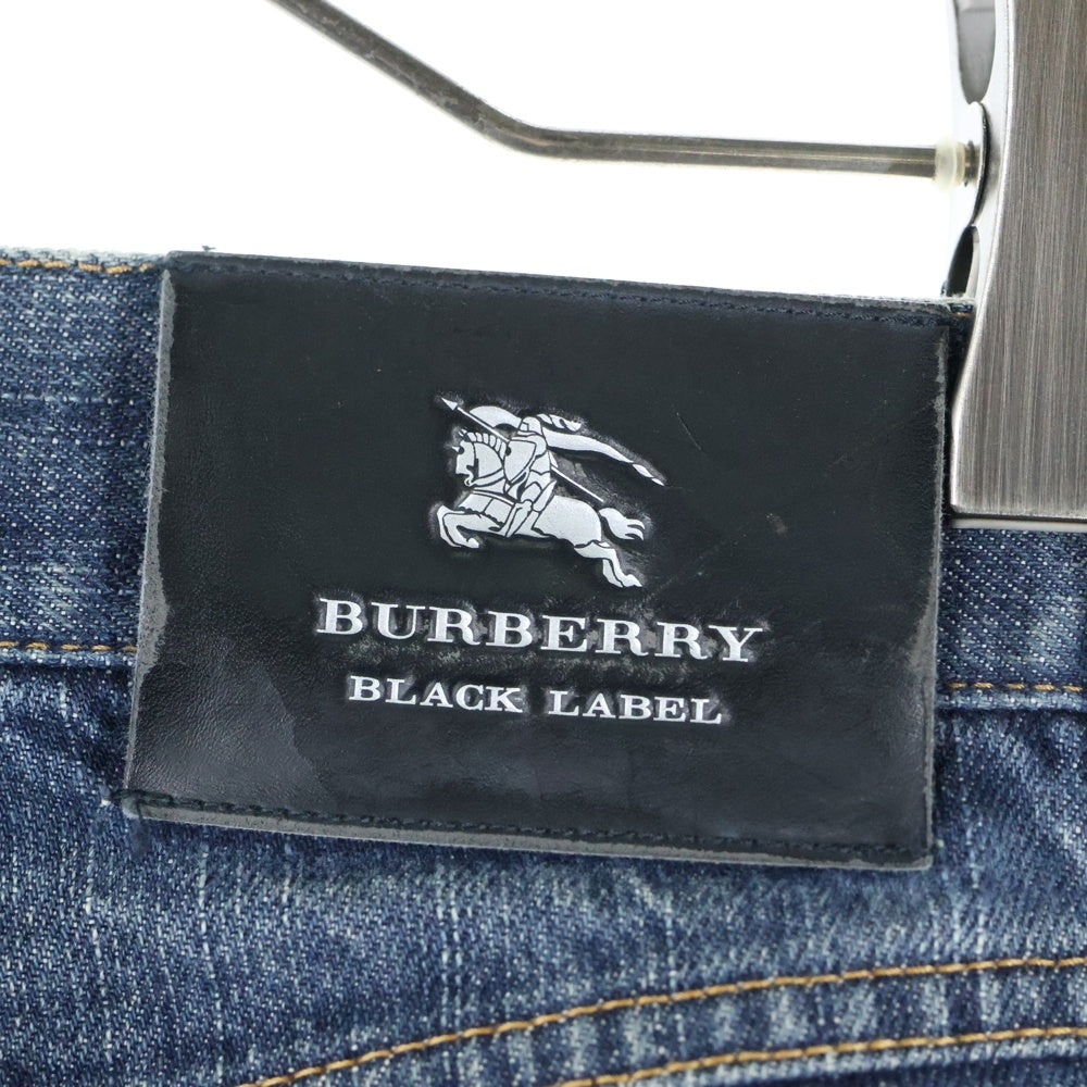 BURBERRY BLACK LABEL(バーバリー ブラックレーベル) ウォッシュドデニムパンツ インディゴ