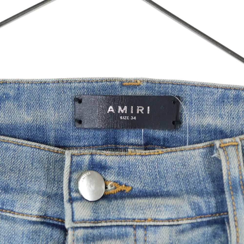 AMIRI(アミリ) Crystal Painter Jean クリスタル ペイント ボタンフライ デニムパンツ