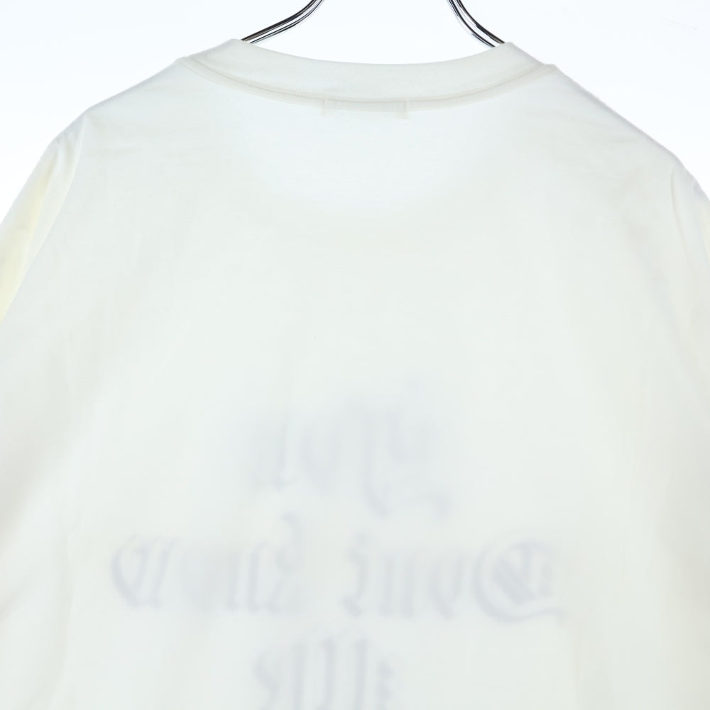 UNDERCOVER(アンダーカバー) 25SS AHZIPTEE You Dont know meGraphic print and zipper on the front オーバーサイズ 再度ファスナーデザイン クルーネック半袖Tシャツ UP2E4811 ホワイト