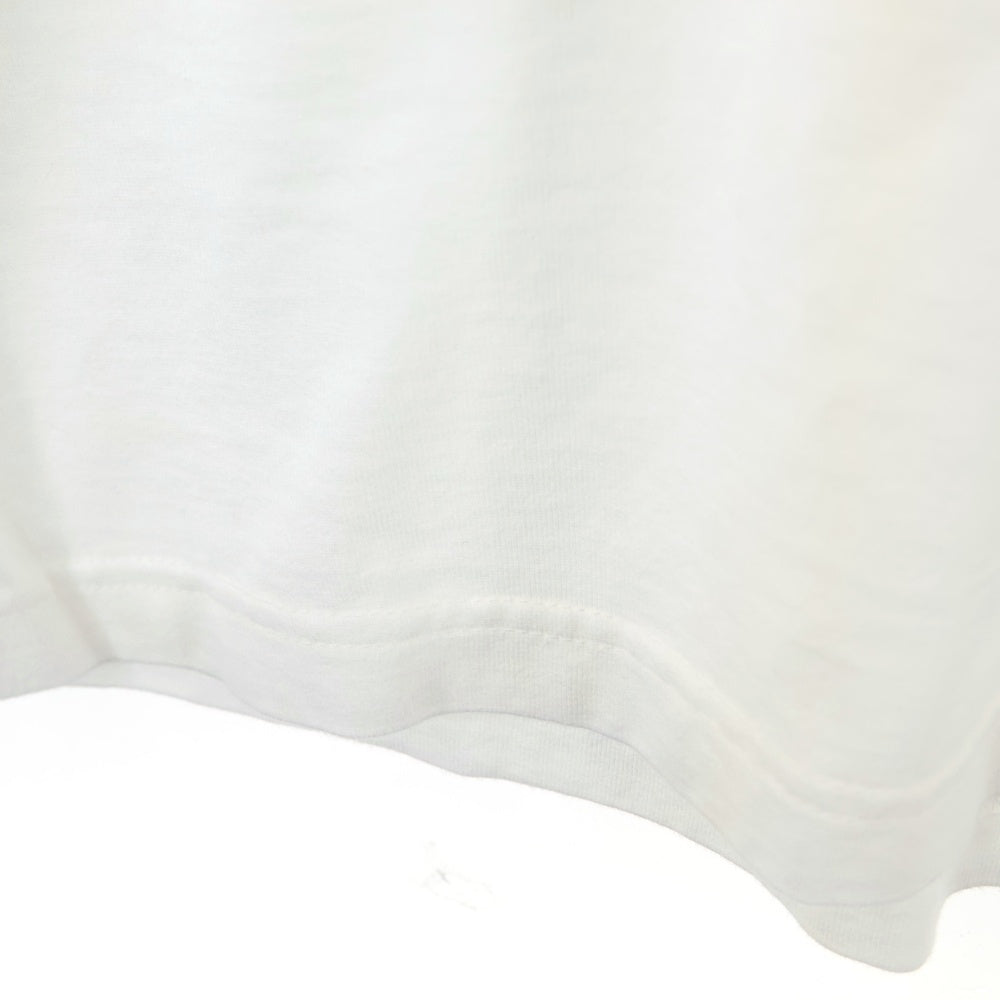 UNDERCOVER(アンダーカバー) 25SS AHZIPTEE You Dont know meGraphic print and zipper on the front オーバーサイズ 再度ファスナーデザイン クルーネック半袖Tシャツ UP2E4811 ホワイト