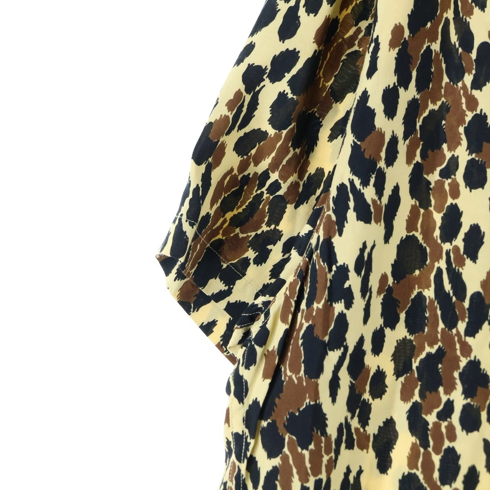 WACKO MARIA(ワコマリア) LEOPARD HAWAIIAN SHIRT S/S レオパード柄 ハワイアンシャツ 半袖シャツ ブラウン
