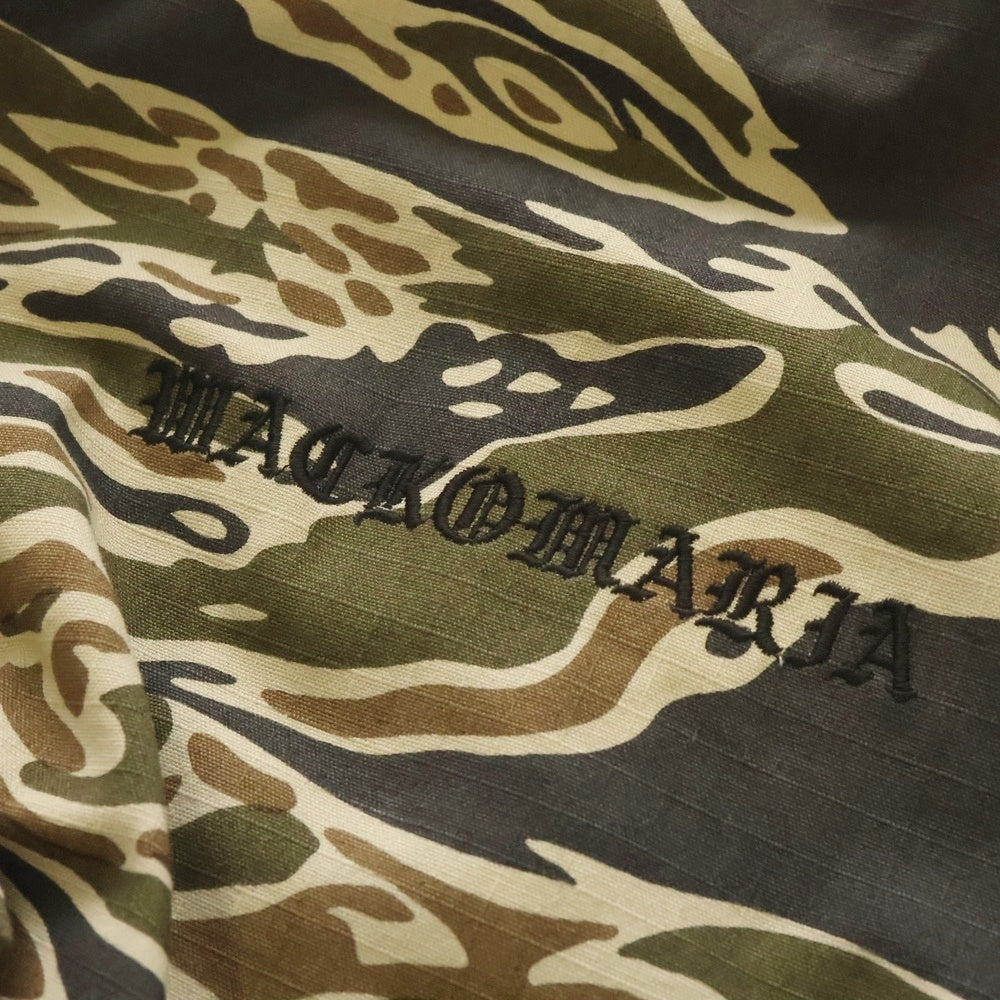 WACKO MARIA(ワコマリア) 25SS TIGER CAMO DRAWSTRING BAG タイガーカモ ドローストリングバッグ 巾着ポーチ カモフラ