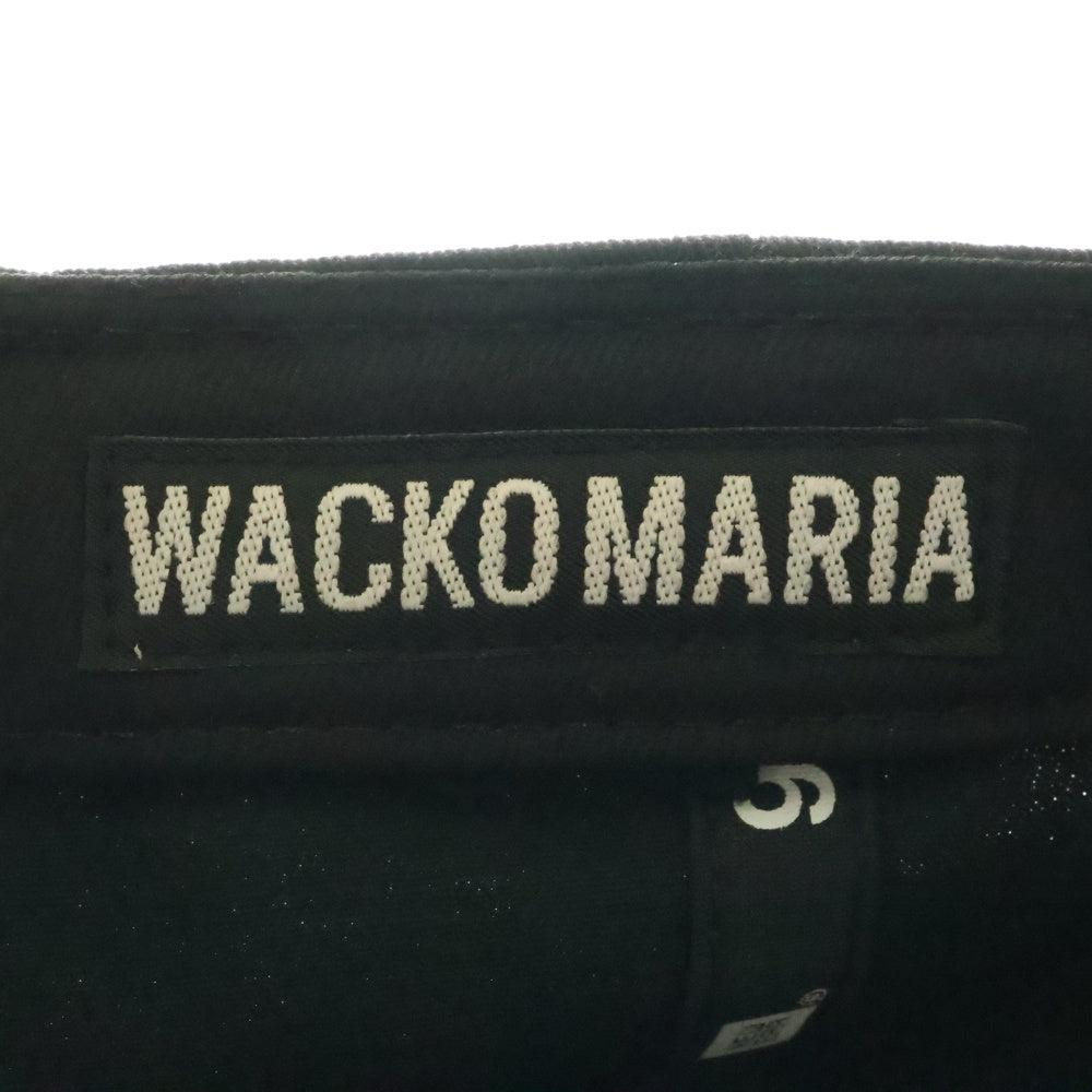 WACKO MARIA(ワコマリア) ×NEW ERA /9TWENTY ロゴ刺繍 6パネル ベースボールキャップ ブラック