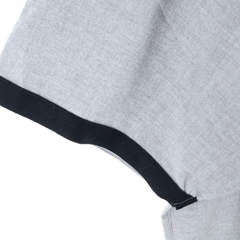 WTAPS(ダブルタップス) LEAGUE/SS/COTTON.TWILL.WTVUA フロントロゴ ベースボール 半袖シャツ 231TQDT-SHM03 グレー