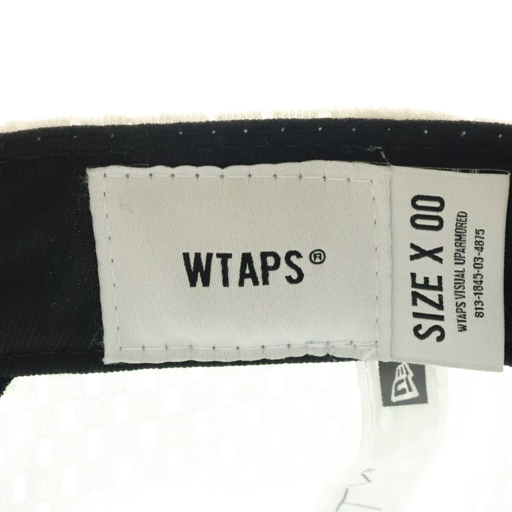 WTAPS(ダブルタップス) ×NEW ERA /9FORTY CAP POLY WTロゴ刺繍 メッシュキャップ 251NENED-HT01 ホワイト