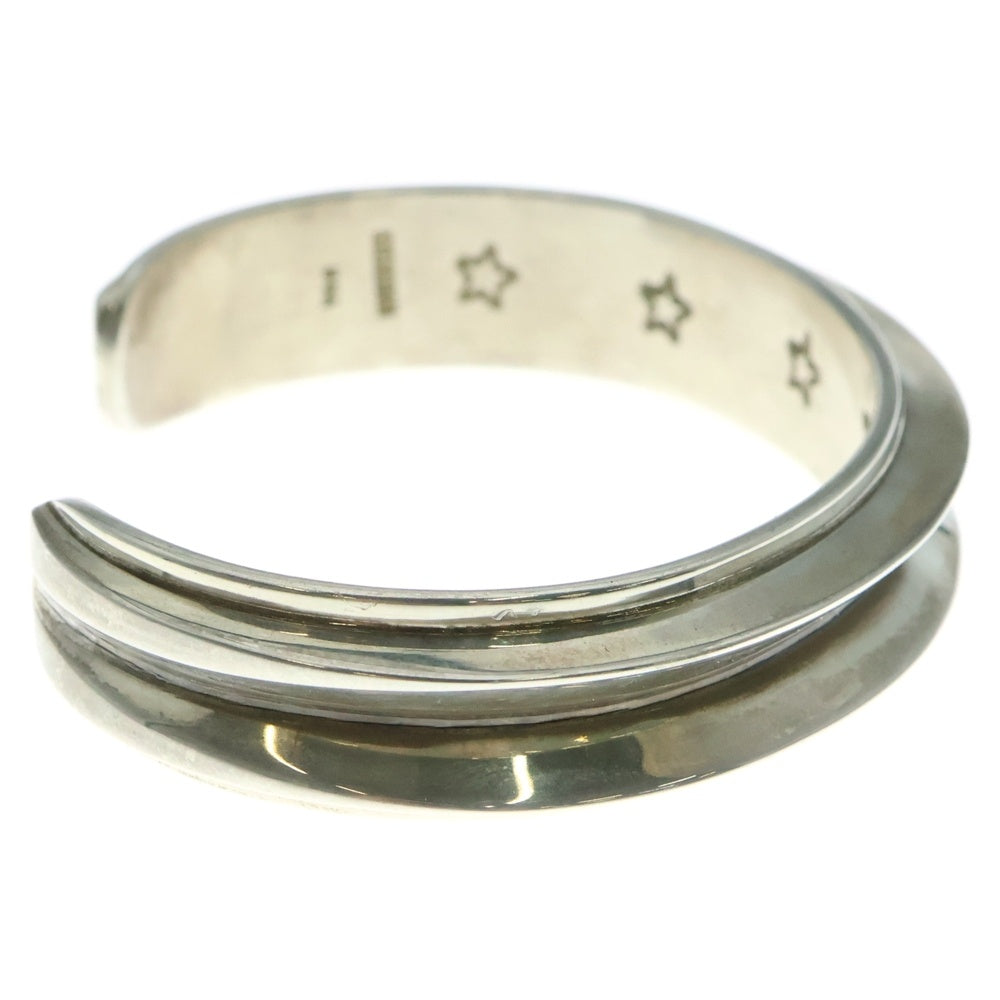 CODY SANDERSON(コディーサンダーソン) 1/2 INCH DOUBLE WIRE PLAIN EDGE ダブルワイヤー プレーンエッジ シルバーバングルブレスレット