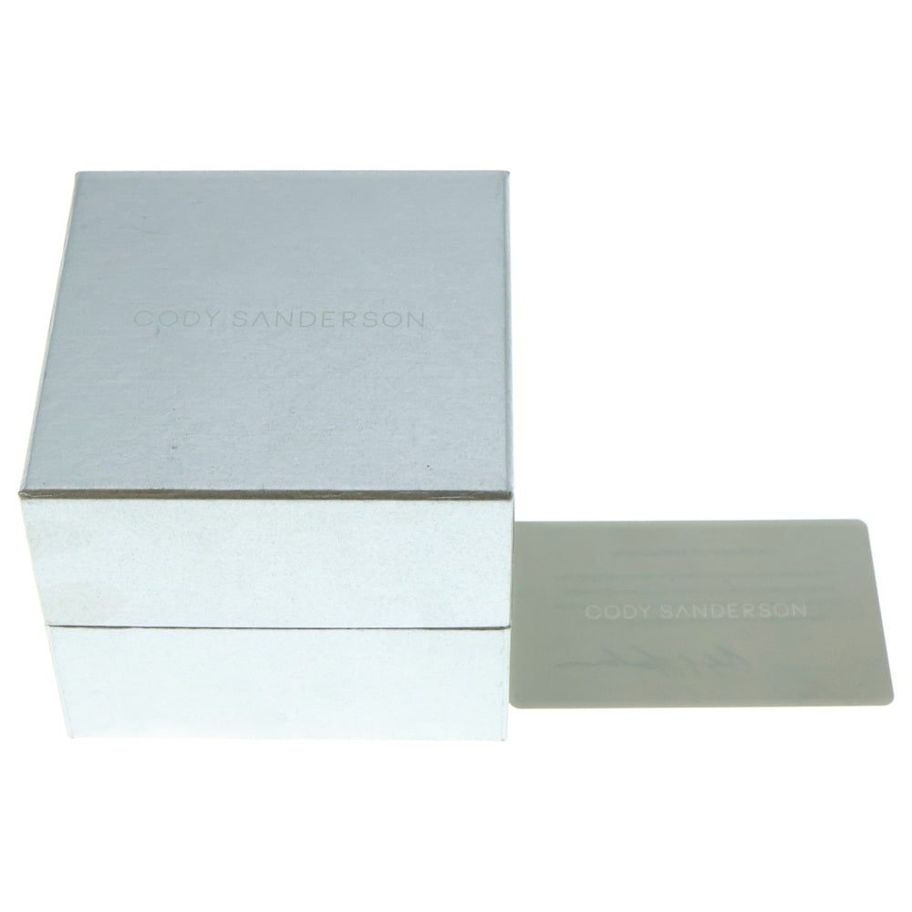 CODY SANDERSON(コディーサンダーソン) 1/2 INCH DOUBLE WIRE PLAIN EDGE ダブルワイヤー プレーンエッジ シルバーバングルブレスレット