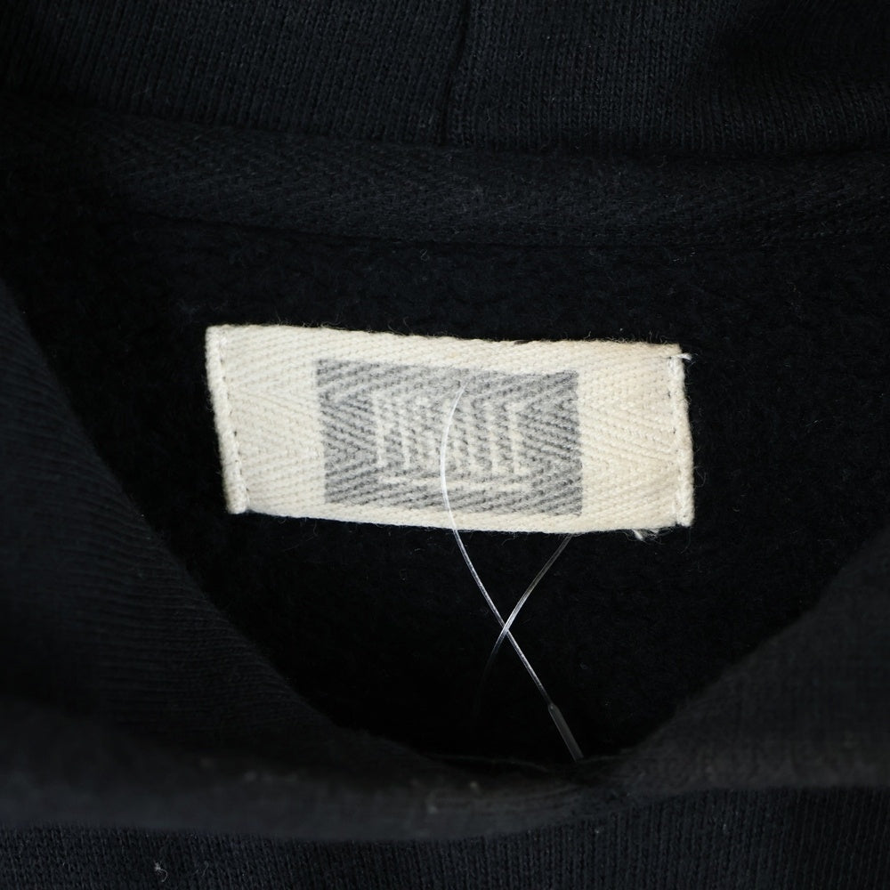 PIGALLE(ピガール) ロゴプリント プルオーバーパーカー ブラック