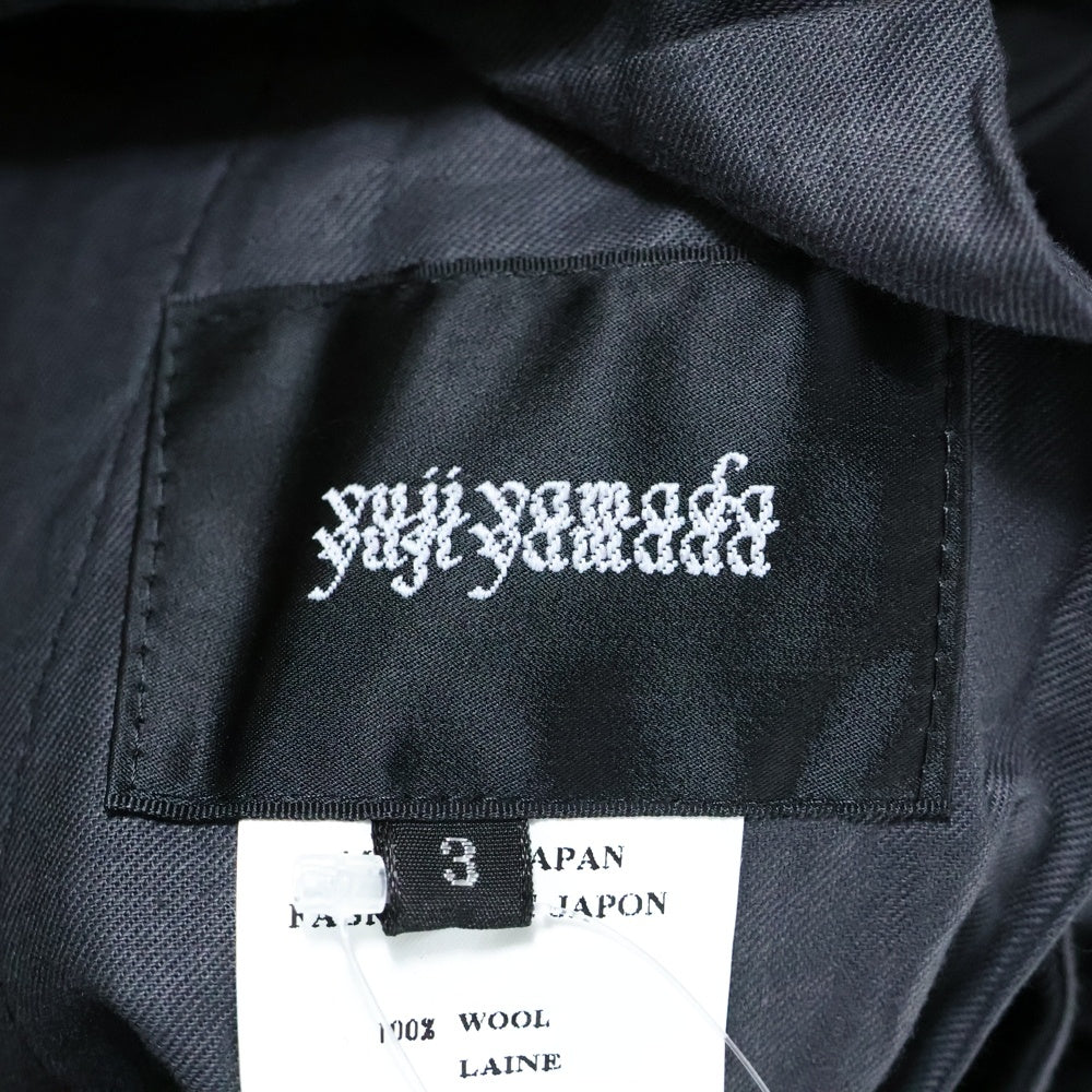 NO BRAND(ノーブランド) YUJI YAMADA ユージヤマダ スラックスパンツ ブラック 1804-2028