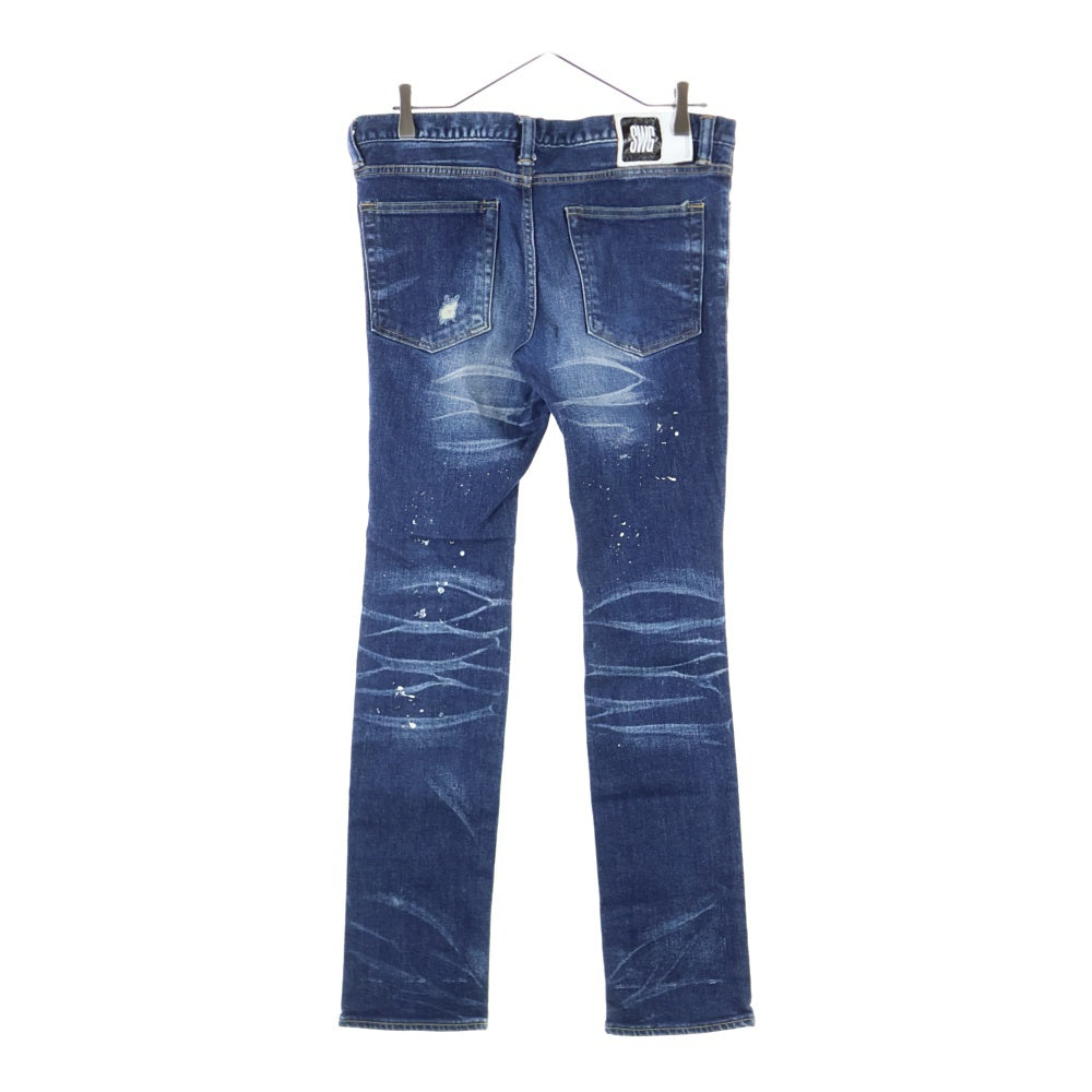 SWAGGER(スワッガー) CRASH REPAIR PRIDE SKINNY DENIM PANTS クラッシュ デニムパンツ インディゴ SWGPTS-677