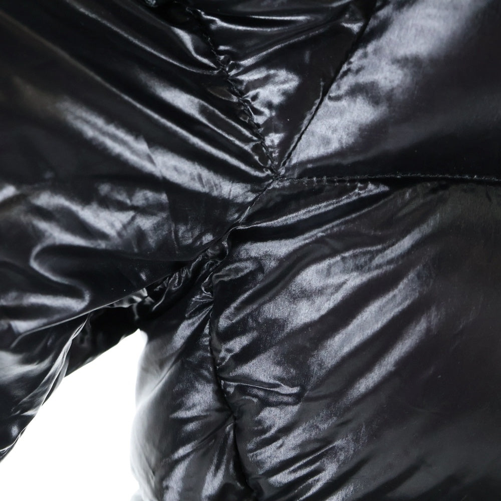 Rick Owens(リックオウエンス) 24AW Puffer Jacket With A Full Zip Detail ジップアップ フーディダウンジャケット RU02D6722 ブラック