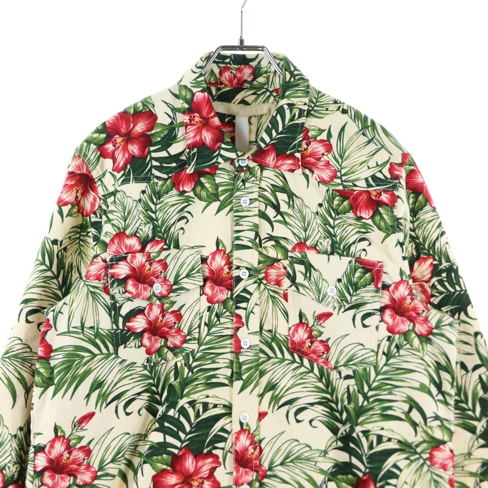 OFF-WHITE(オフホワイト) 15SS フラワー バックアロープリント 長袖シャツ マルチ