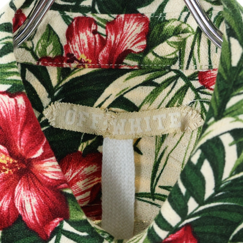 OFF-WHITE(オフホワイト) 15SS フラワー バックアロープリント 長袖シャツ マルチ