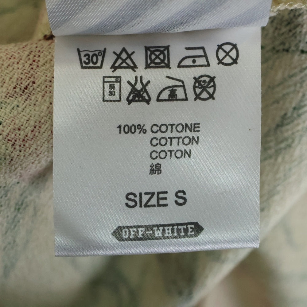 OFF-WHITE(オフホワイト) 15SS フラワー バックアロープリント 長袖シャツ マルチ