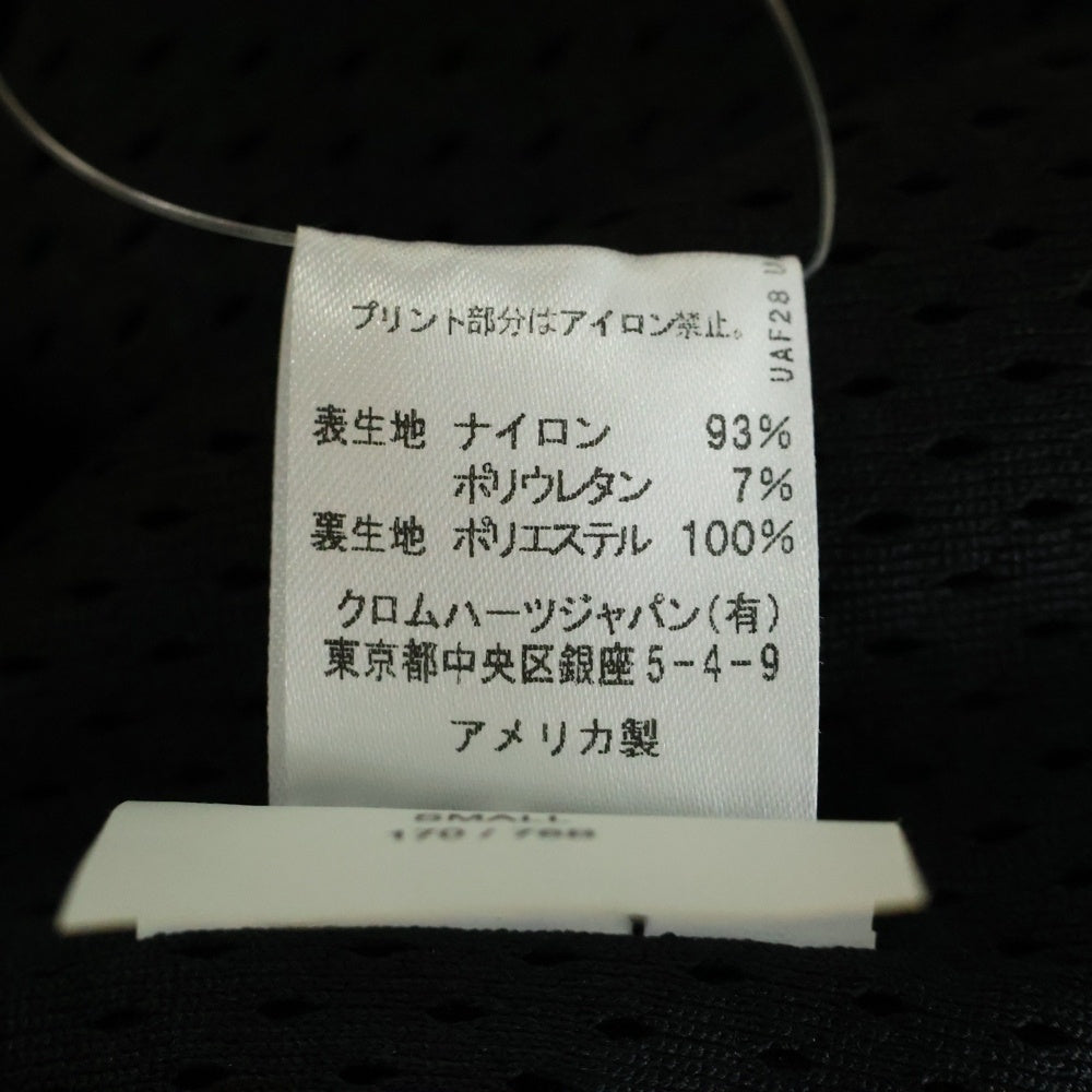 CHROME HEARTS(クロムハーツ) U TRASH PICKUP PLS NYL クロス総柄 ナイロンパンツ ブラック