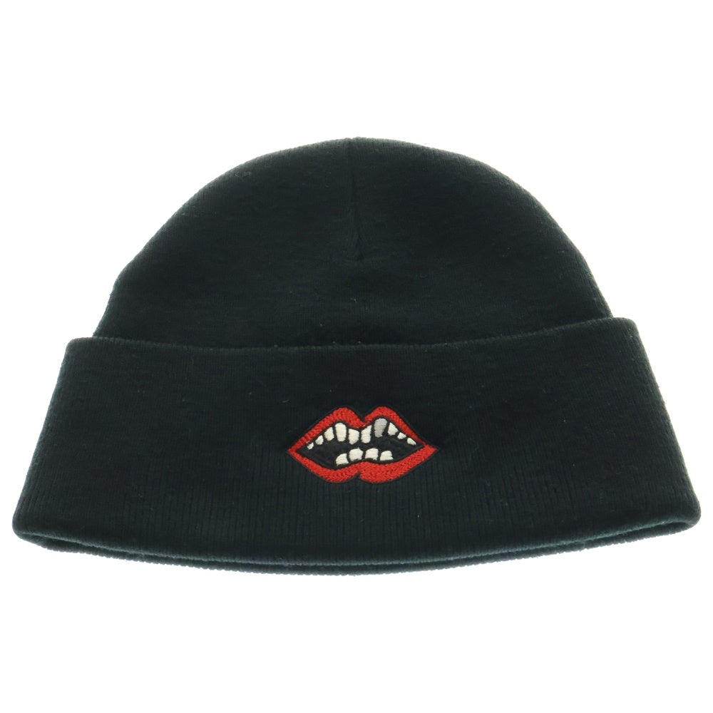 CHROME HEARTS(クロムハーツ) ×MATTY BOY PPO WOOL WATCH CAP マッティボーイ チョンパー刺繍ニットキャップ ビーニー ニット帽 ブラック