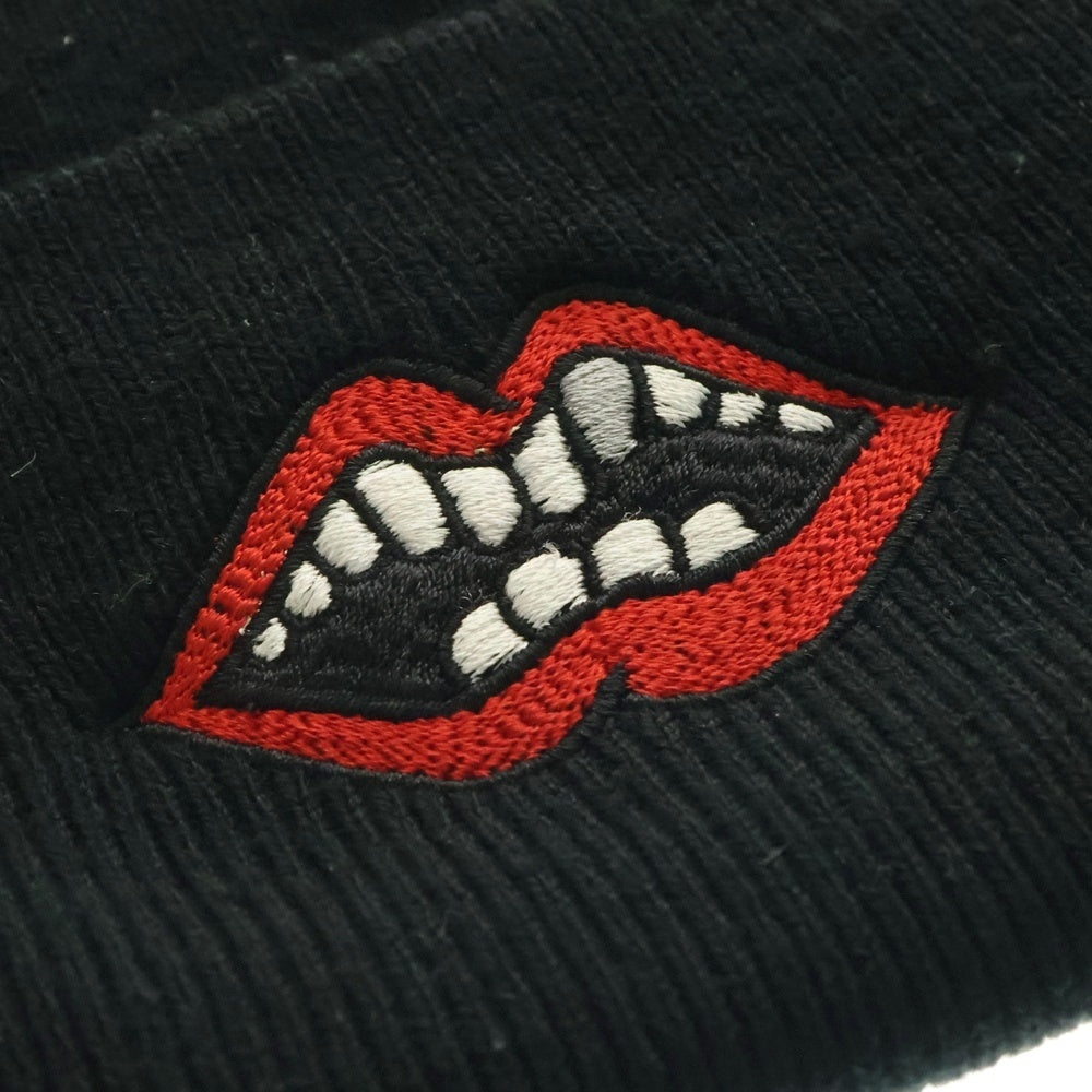 CHROME HEARTS(クロムハーツ) ×MATTY BOY PPO WOOL WATCH CAP マッティボーイ チョンパー刺繍ニットキャップ ビーニー ニット帽 ブラック