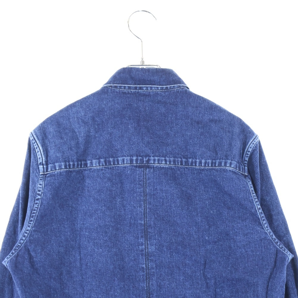 CHROME HEARTS(クロムハーツ) LOOSEENDS LS ルーズエンド 袖クロスパッチ クロスボールボタン デニム長袖シャツ インディゴ