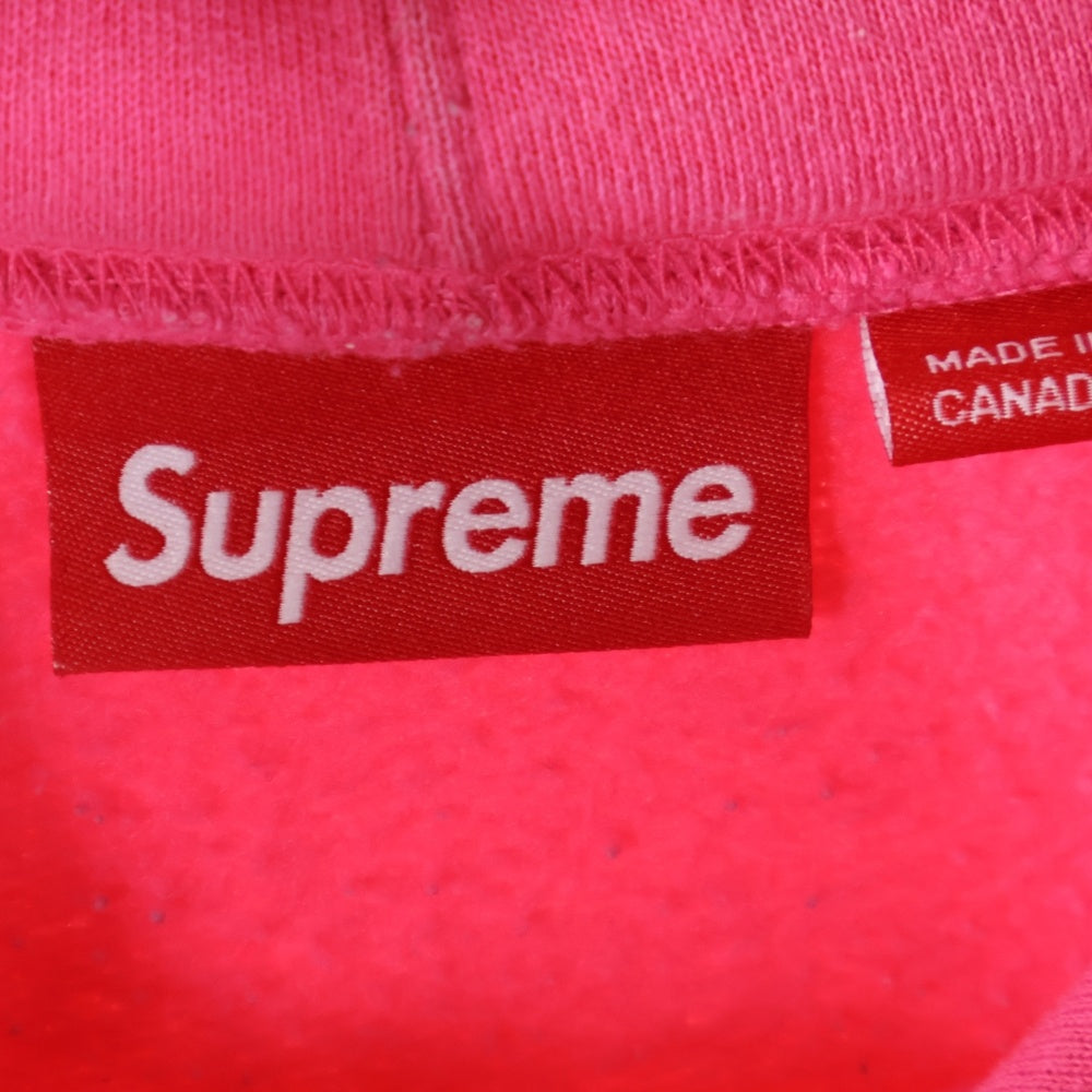 SUPREME(シュプリーム) 25AW Small Box Hooded Sweatshirt スモールボックスロゴ プルオーバーパーカー ピンク