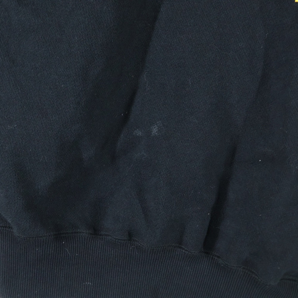 THE BLACK EYE PATCH(ブラックアイパッチ) DOLLAR BAND HALF ZIP SWEAT ロゴ刺繍 ハーフジップ スウェットトレーナー ブラック BEPFW23TP07