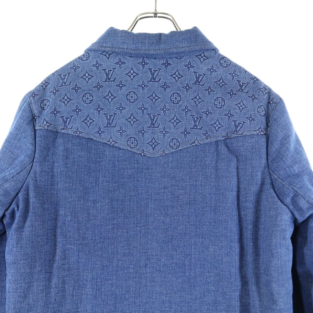 LOUIS VUITTON(ルイヴィトン) 23SS モノグラムパデッド デニムジャケット RM231M SU0 HOB11E