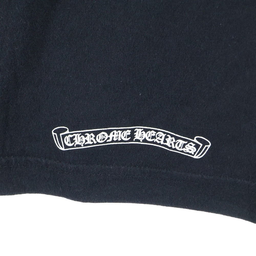 CHROME HEARTS(クロムハーツ) CEM CRS LS マルチセメタリークロスプリント長袖Tシャツ カットソー ブラック