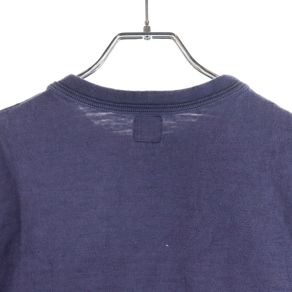 HUMAN MADE(ヒューマンメイド) ロゴワッペン付き クルーネック半袖Tシャツ ネイビー