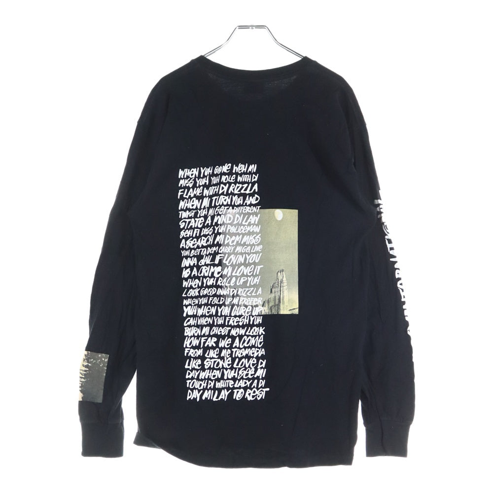 STUSSY(ステューシー) フォトプリント ロングスリーブTシャツ ブラック