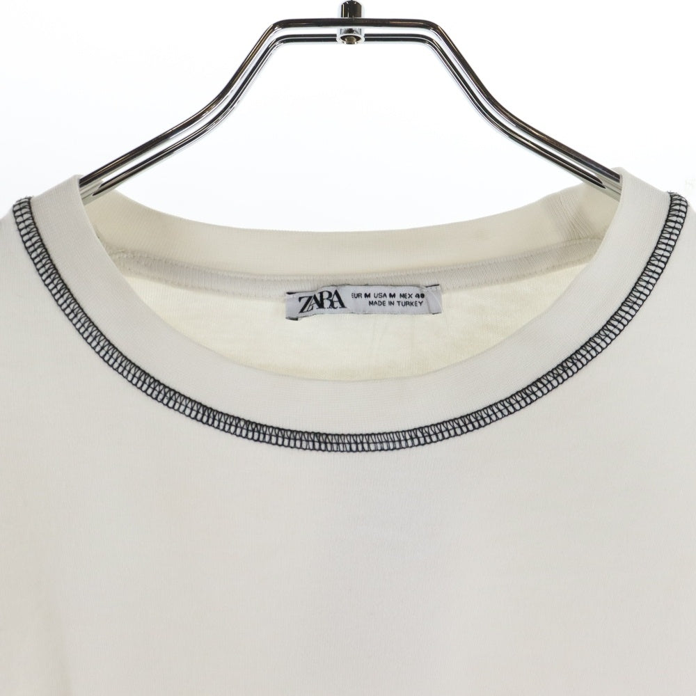 ZARA(ザラ) クルーネック半袖Tシャツ ホワイト