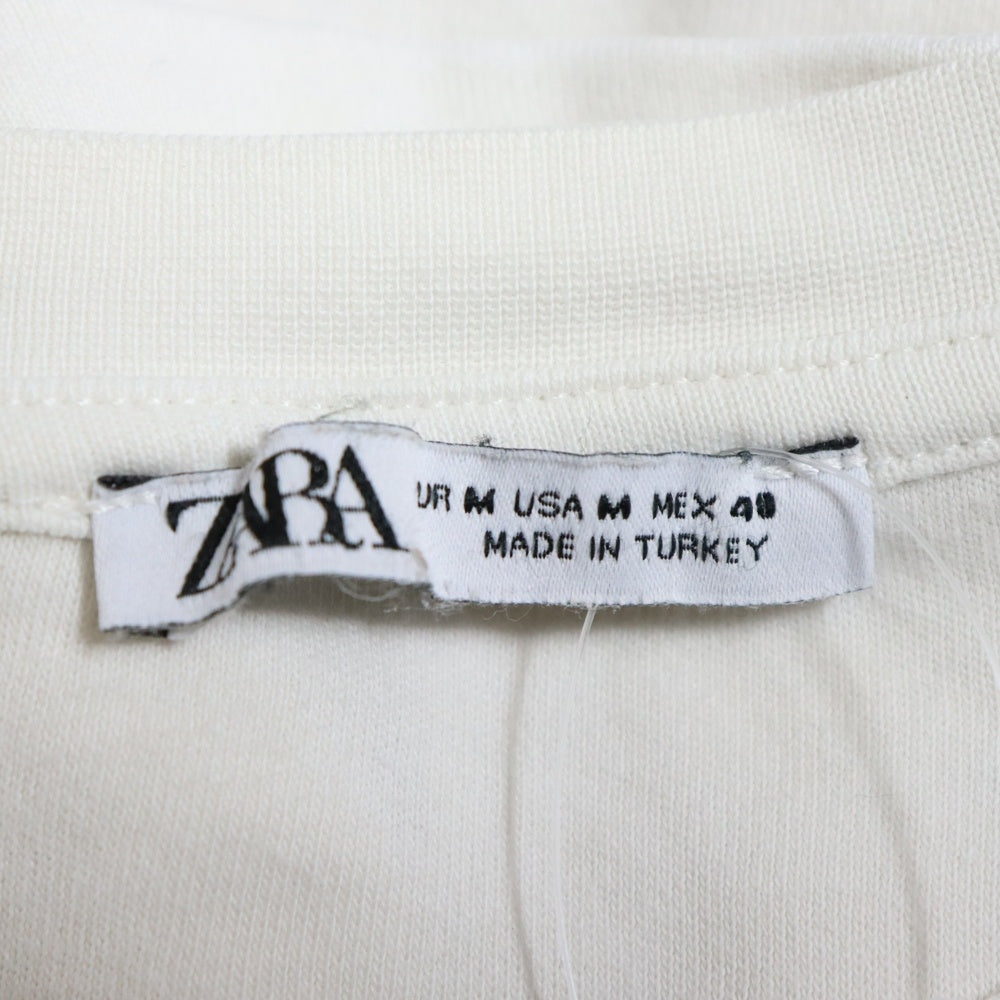 ZARA(ザラ) クルーネック半袖Tシャツ ホワイト