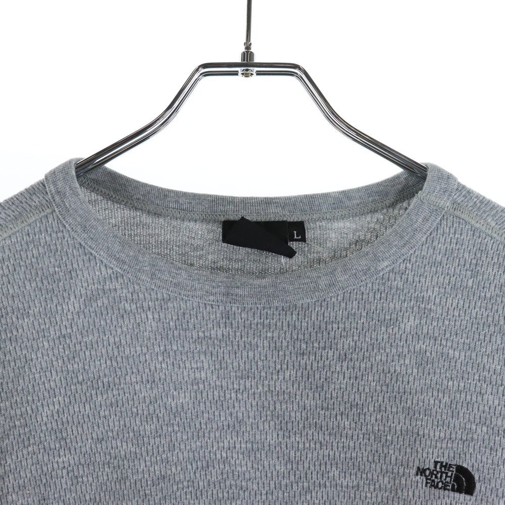 THE NORTH FACE(ザノースフェイス) ワッフル ロングスリーブクルーネックTシャツ グレー