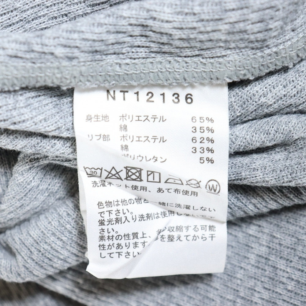 THE NORTH FACE(ザノースフェイス) ワッフル ロングスリーブクルーネックTシャツ グレー